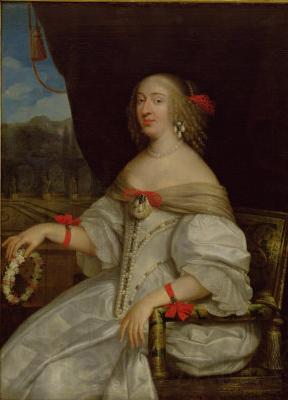 Louis Ferdinand Elle Portrait of Mademoiselle de Montpensier France oil painting art